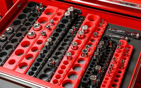 metal socket tool box|best rated toolbox socket organizer.